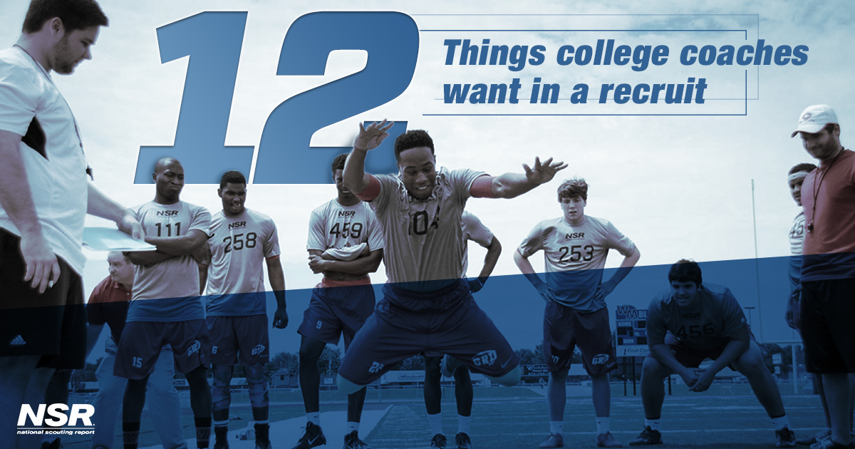 12 things all college coaches want in a recruit